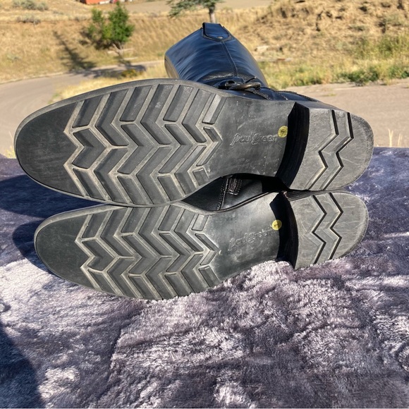 Paul Green, Black Leather Knee-High Boots, Size 9.5 - Picture 8 of 11